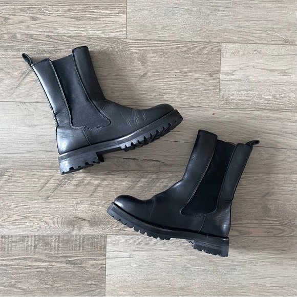 & other stories leather chelsea boots - Picture 2 of 8